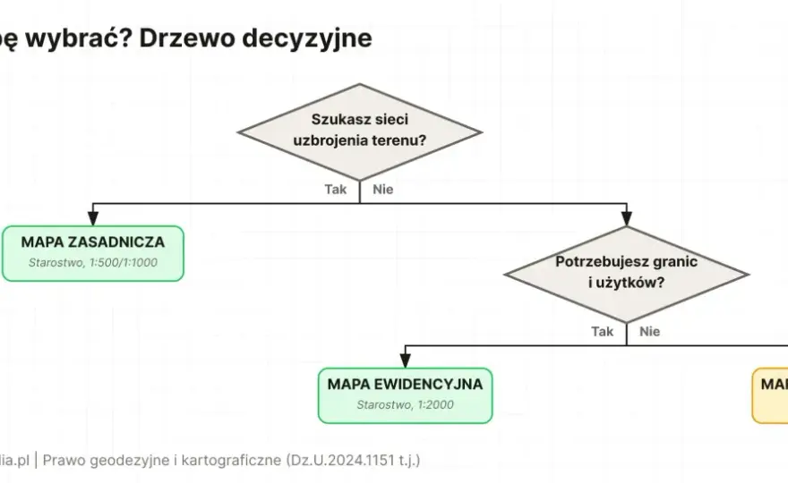 Mapa ewidencyjna - jak ją czytać i co sprawdzić przed zakupem?