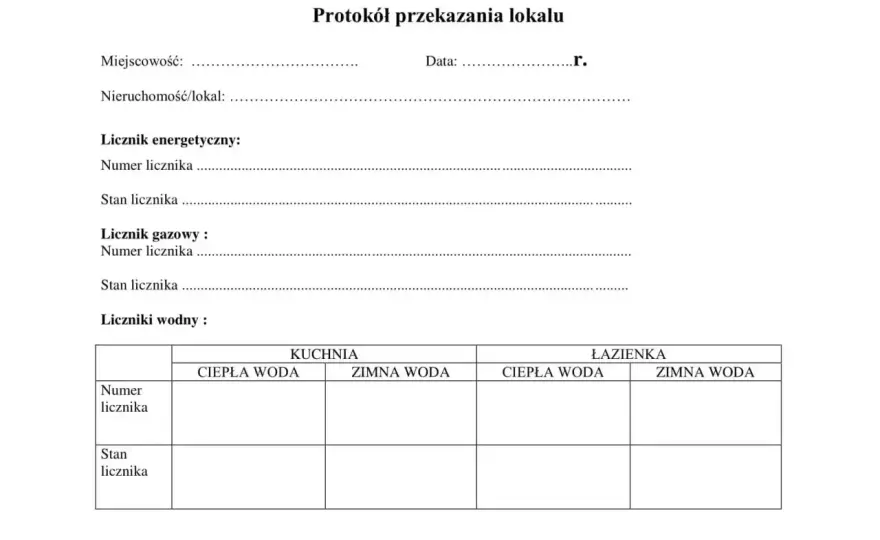 Protokół zdawczo-odbiorczy - Jak uniknąć sporu o kaucję?