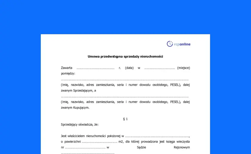 Umowa przedwstępna sprzedaży mieszkania - Jak się zabezpieczyć?