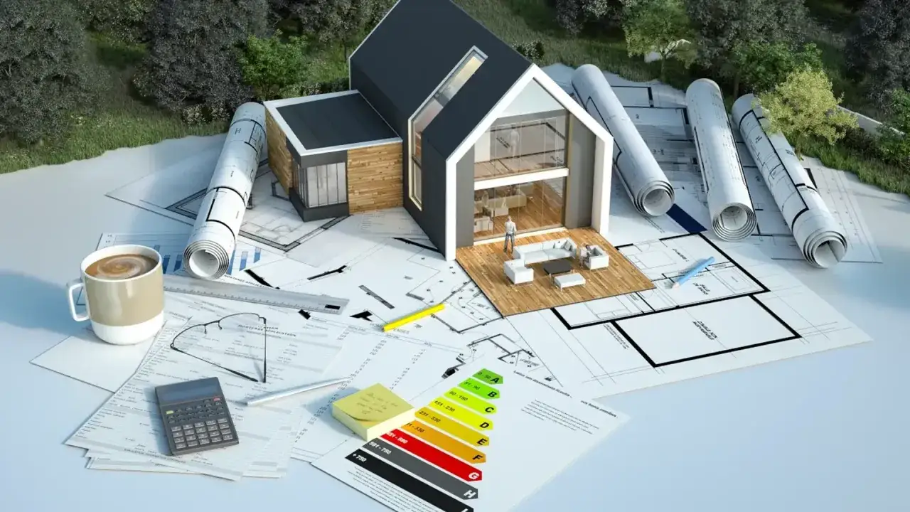 Projekt domu z energooszczędną elewacją, plany, kalkulator i certyfikat energetyczny. Ulga termomodernizacyjna w zasięgu ręki.