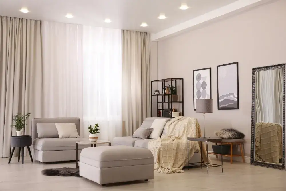 Zdjęcie Jak urządzić duży pokój w bloku, by zyskać więcej przestrzeni i stylu
